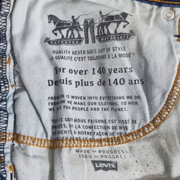 Levi's 514 jeans men's size W36/L30 medium washed denim blue colour straight leg - Picture 10 of 16